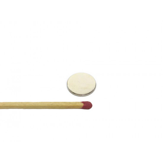 Ímã de neodímio 15x1,5 mm - N42